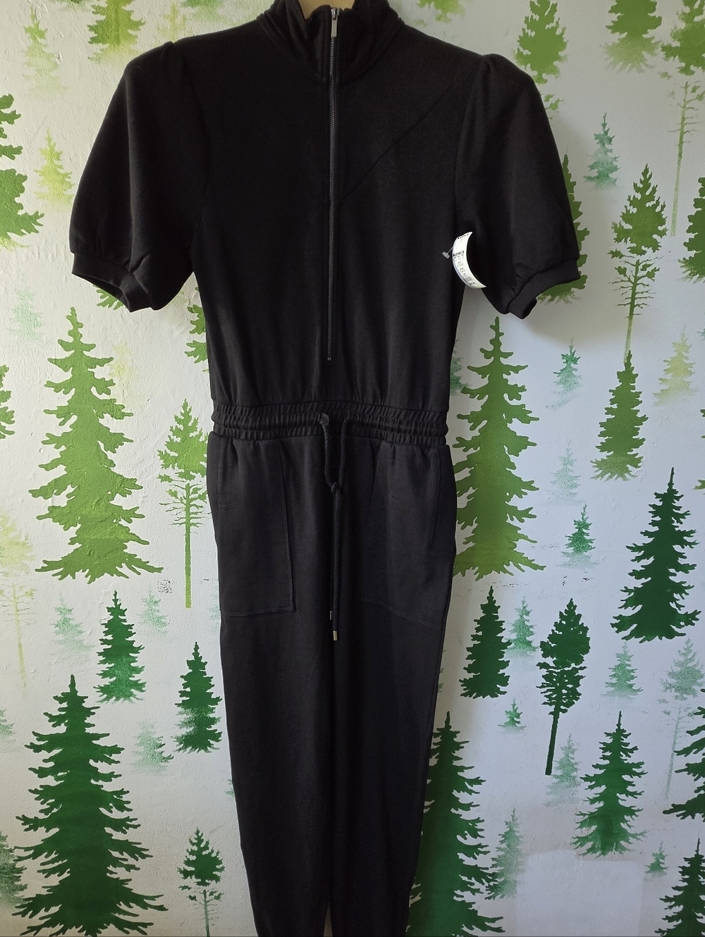 Grey State Black Knit Jumpsuit